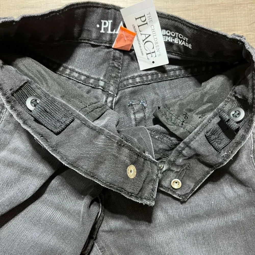 The Children’s Place Boys Bootcut Denim Classic Fit Jeans Size‎ 6 Onyx Wash